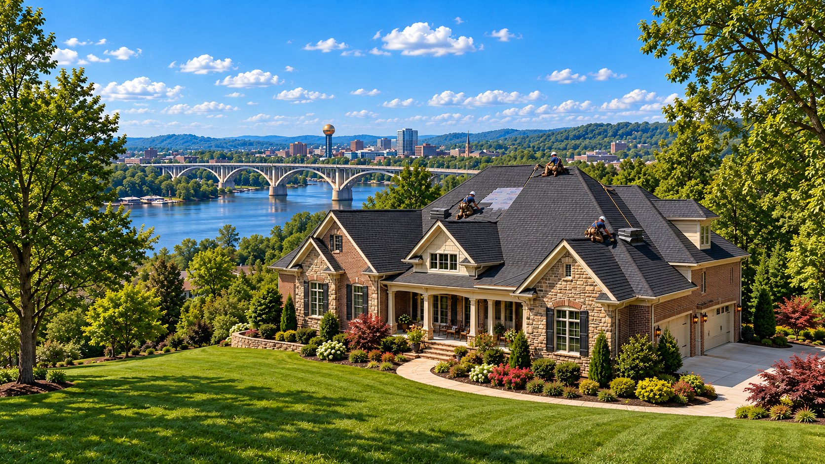 Flat Roof Installation Knoxville, TN | Dee's Roofing & Seamless Gutters ...